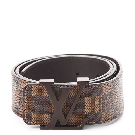 lv belt damier ebene|louis vuitton eva damier.